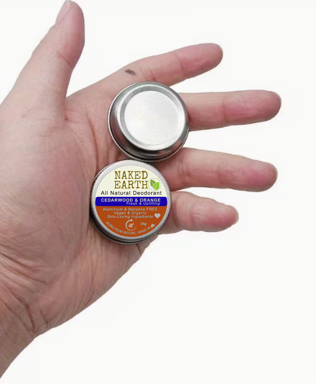 Cedarwood & Orange Deodorant - Fresh & Uplifting